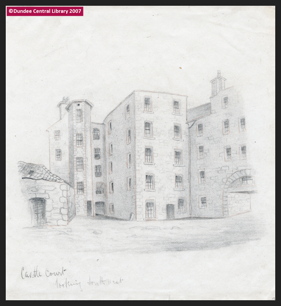 Castle Court Looking South West (Finished Drawing) Castle Court Looking South West (Finished Drawing)