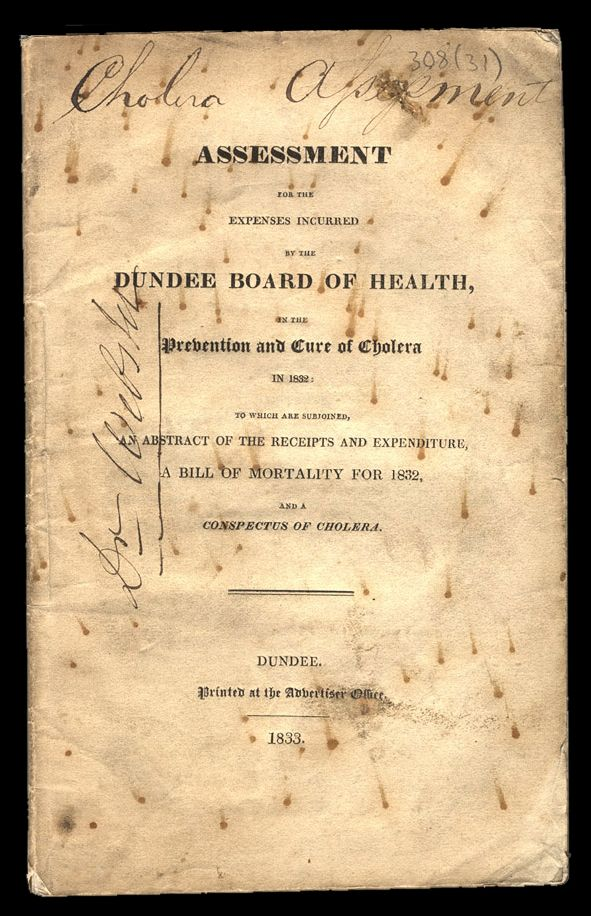 Dundee Board of Health and Cholera