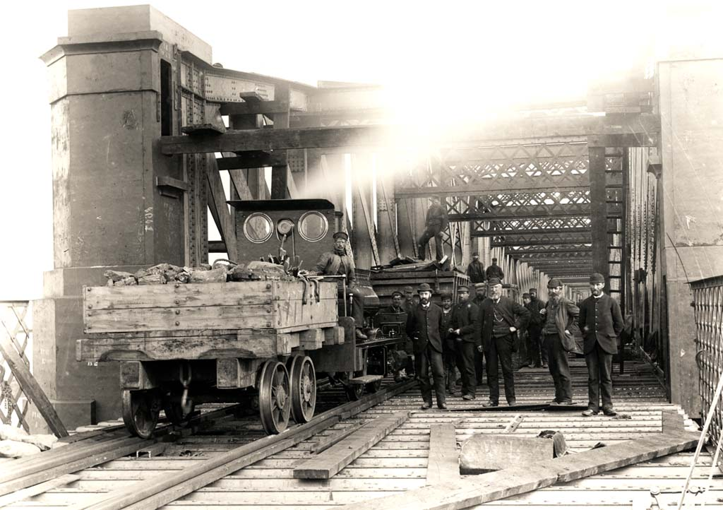 First Engine Entering Large Span First Engine Entering Large Span