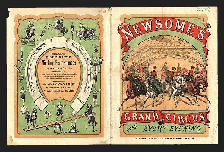 Newsome’s Grand Circus Programme