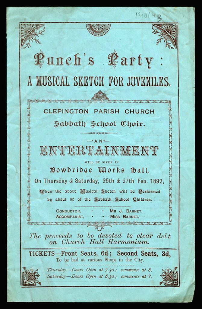 Punch’s Party: A Musical Sketch for Juveniles  