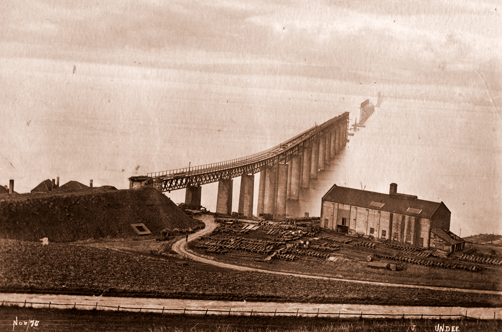 The Foundry at Wormit Showing Iron Columns