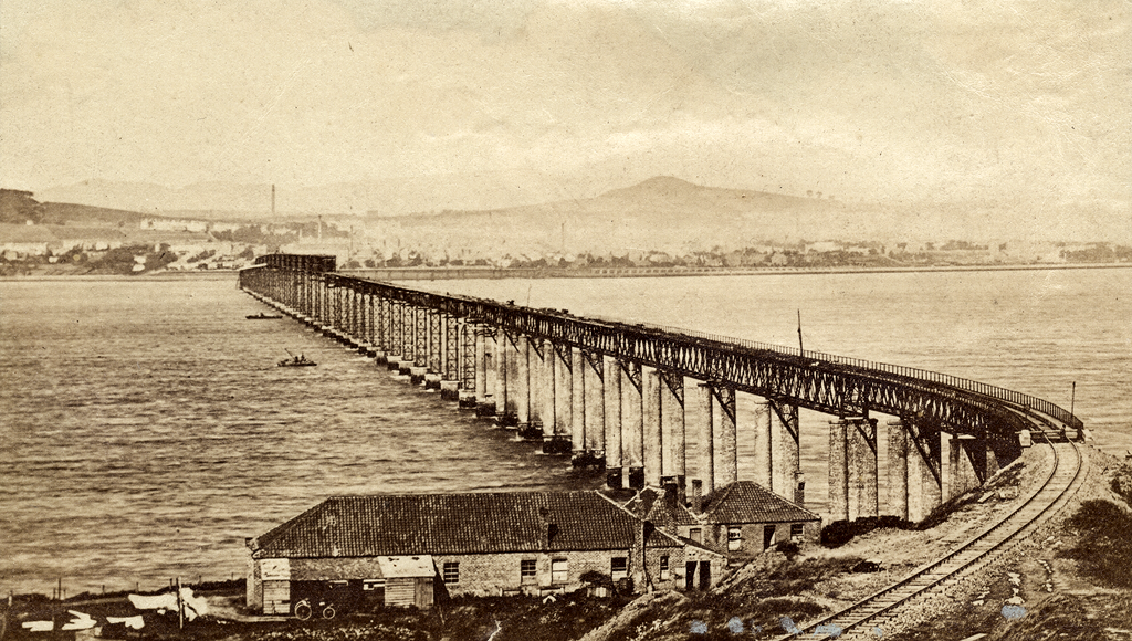 The First Tay Bridge from Wormit, Nearing Completion