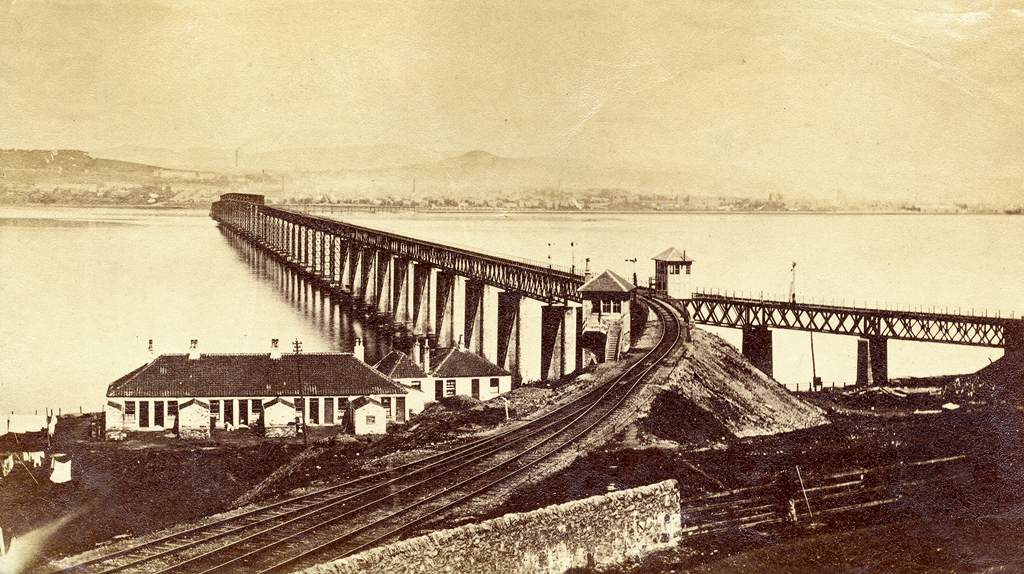 The First Tay Bridge from Wormit, Nearing Completion