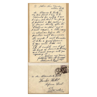 Letter from 1886