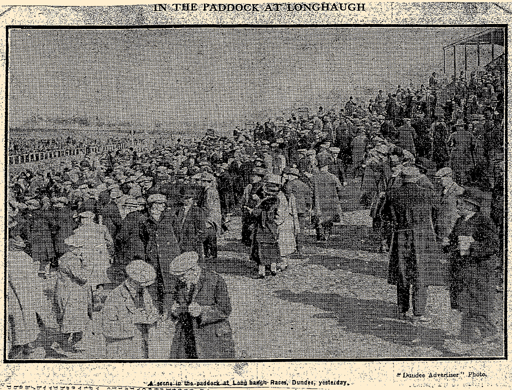 A Scene in the Paddock at Longhaugh Races