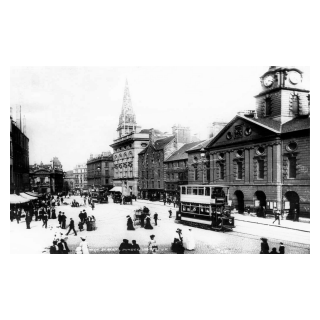 Double Decker Tram, High Street Looking East