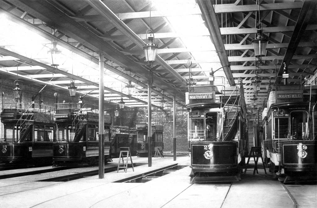 Maryfield Tram Shed Interior