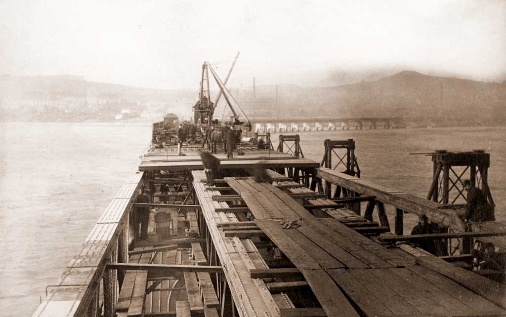 Construction of New Tay Viaduct