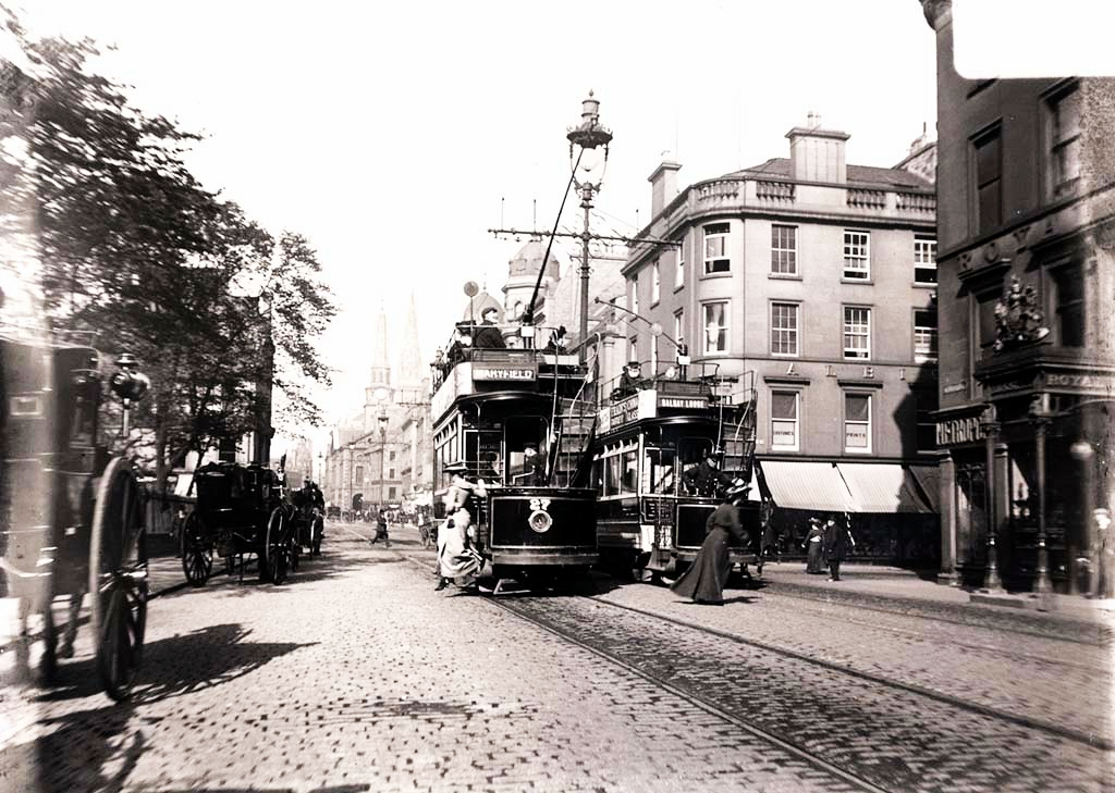 Open Topped Trams in Nethergate