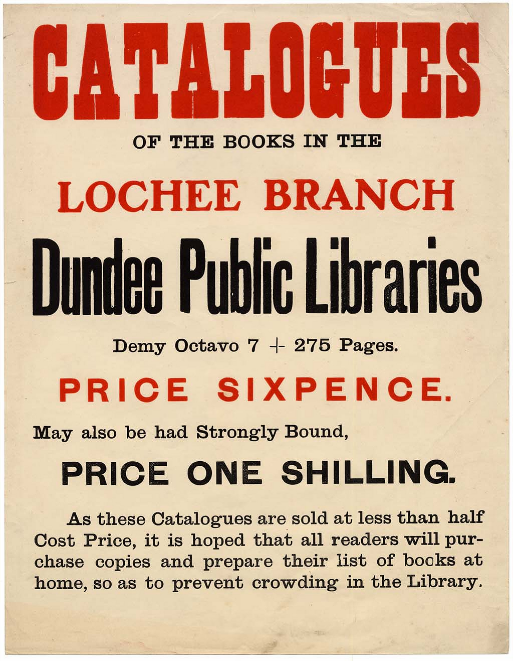 Lochee Branch Library Poster