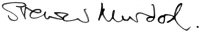 Stewart Murdoch Signature Stewart Murdoch Signature