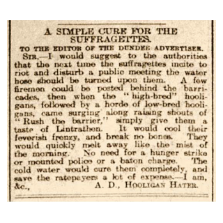 A Simple Cure for the Suffragettes