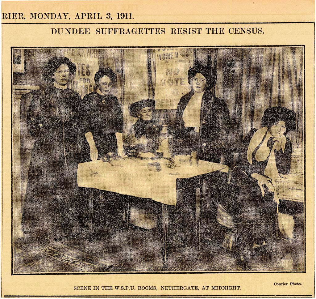 Dundee Suffragettes Resist the Census
