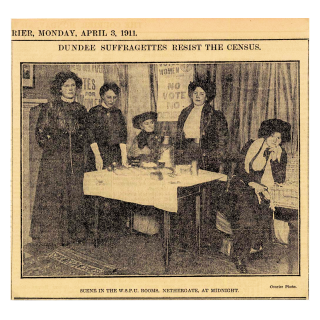 Dundee Suffragettes Resist the Census