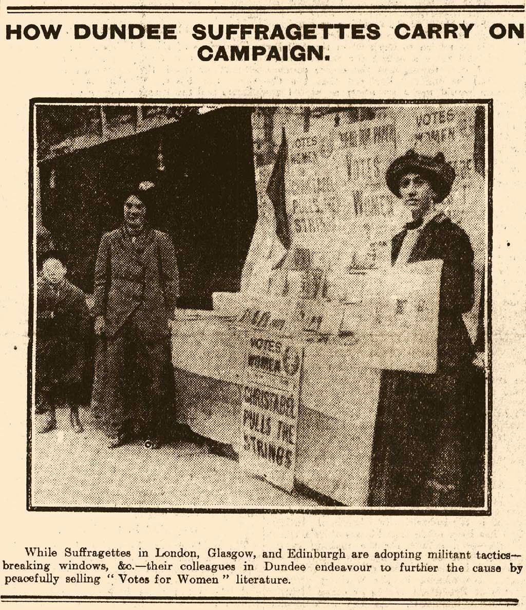 How Dundee Suffragettes Carry On Campaign