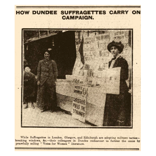 How Dundee Suffragettes Carry On Campaign