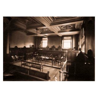 Interior of Dundee Police Court