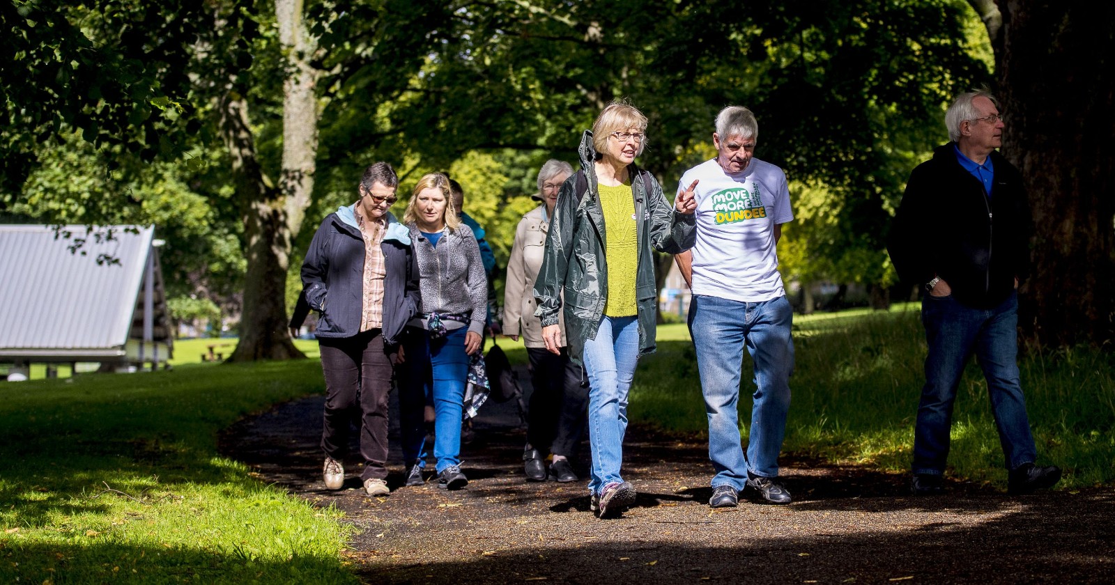 Some of our volunteers leading one of our local health walks Some of our volunteers leading one of our local health walks