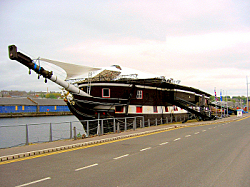 HMS Unicorn in Victoria Dock, Dundee