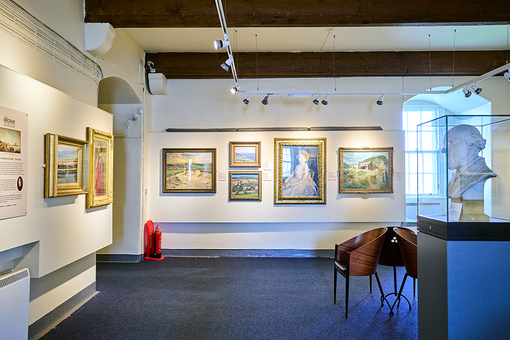 Historic artifacts displayed at Broughty Castle