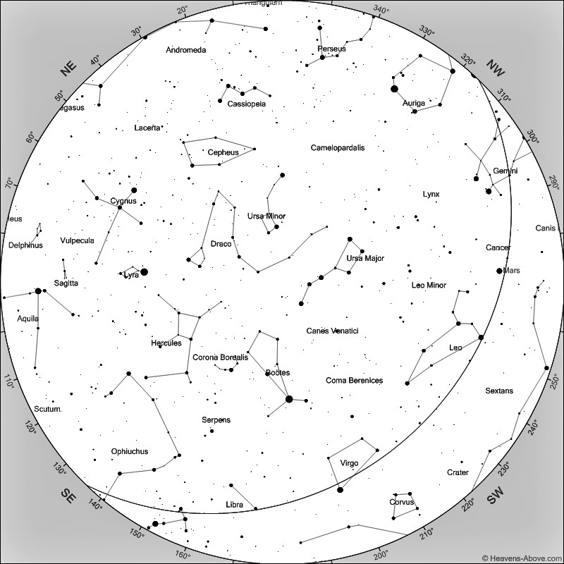 Sky at Night Chart May 2025