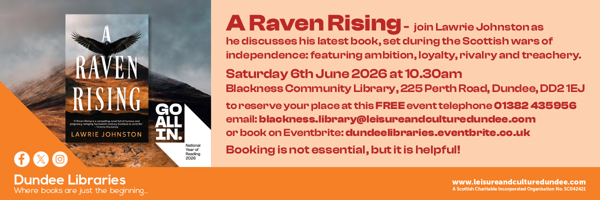 A Raven Rising - Lawrie Johnston Author Talk