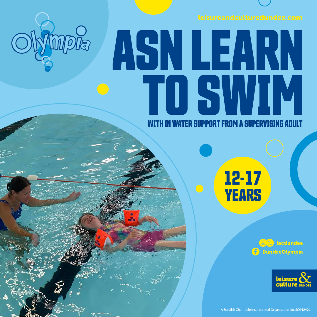Additional Support Needs - Learn to Swim 12-17 years