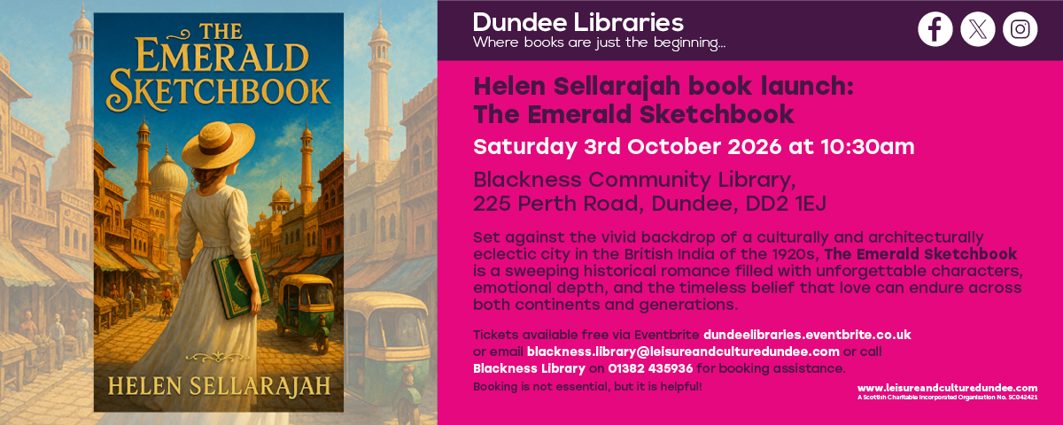 Helen Sellarajah book launch: The Emerald Sketchbook