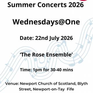 Wednesday's @ One - Summer Concerts 2026 image