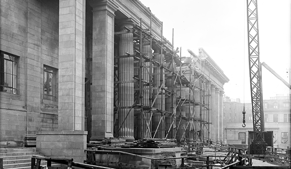 Caird Hall Under Construction - Centenary Exhibition