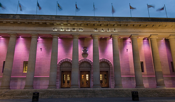 Caird Hall shows moved to 2021