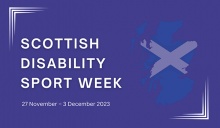 We're Proud to Support Disability Sport Week