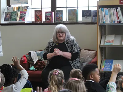 World Book Day Brought to Life at Coldside Library with author Elaine Green image